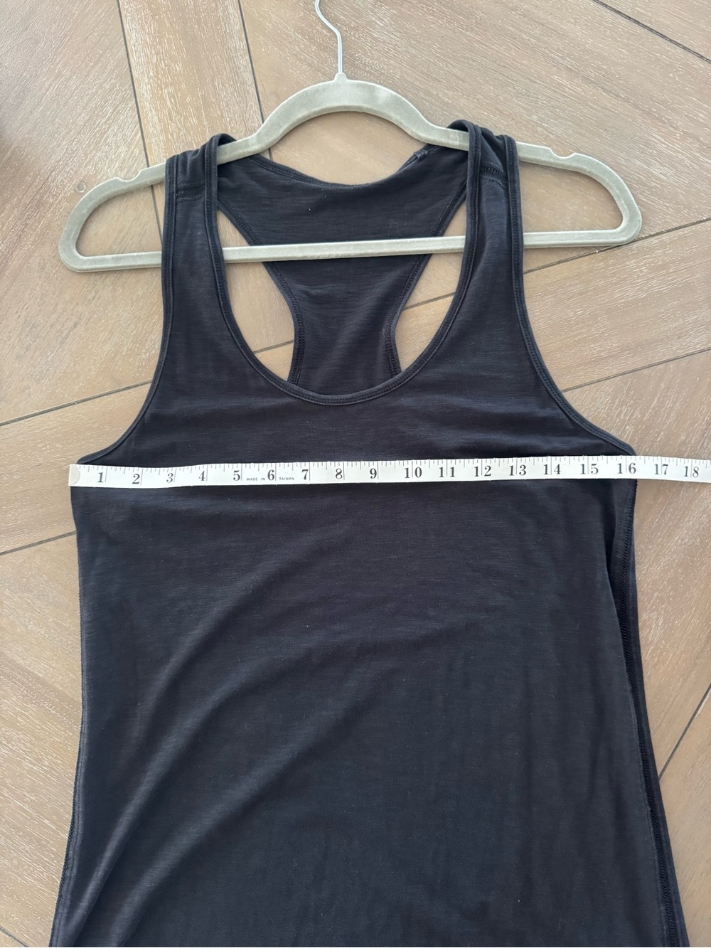 Lululemon Athletica Black Heathered Racerback Tank with Mesh Details - Picture 10 of 11